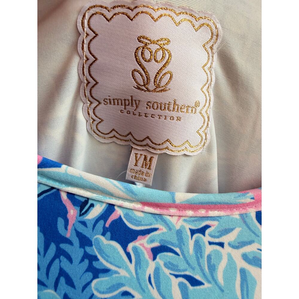 Simply Southern Beachy Dress Size Youth Medium NWT - Picture 6 of 8